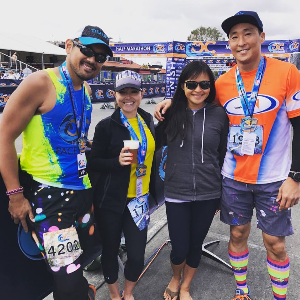 OC Marathon Blog Post – Picture of Adrian and friends