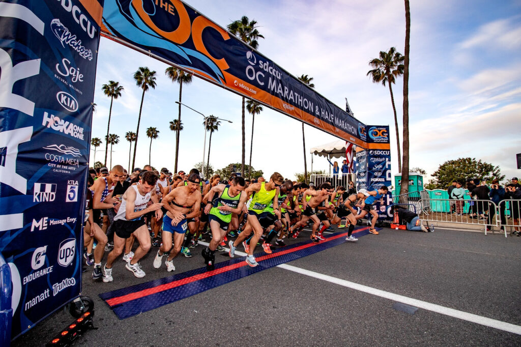 ELITE ATHLETES SDCCU OC Marathon OC Half Marathon & 5k Orange