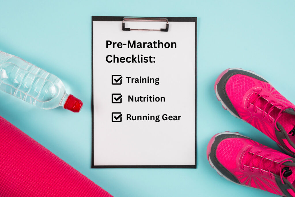 Pre-Marathon Checklist